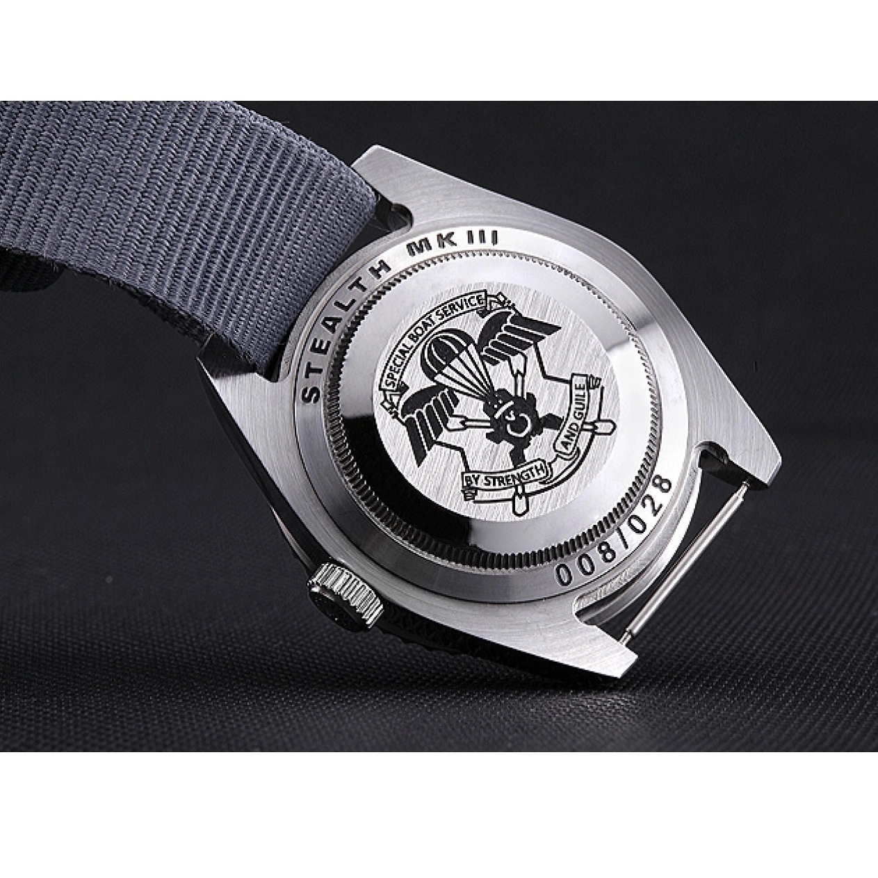 Aaa replica Submariner 621991 Rolex Stealth Grey 0613